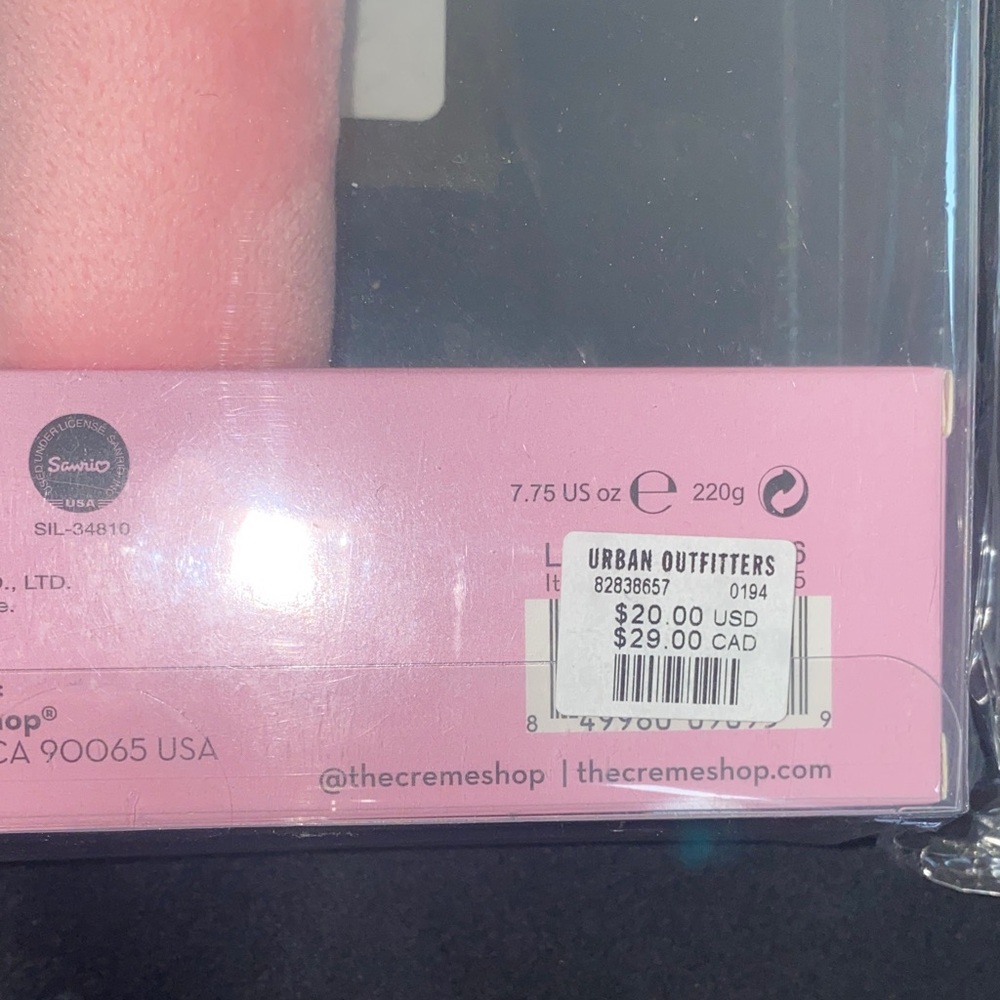 NWT! Limited Edition! Hello Kitty Plush Hand Held Mirror by The Crème Shop - Picture 6 of 11